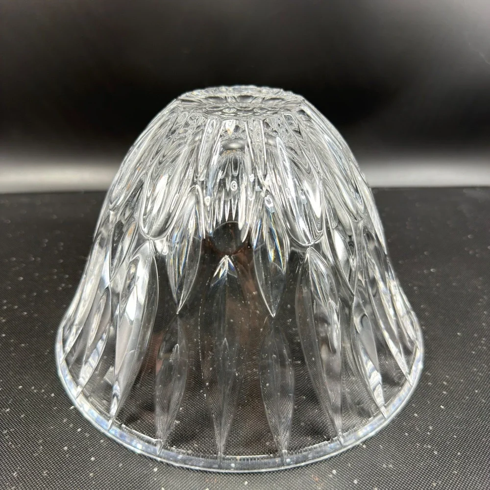 Marquis by Waterford Crystal Petal Clear 8Inch Serving Bowl Centerpiece Rainfall